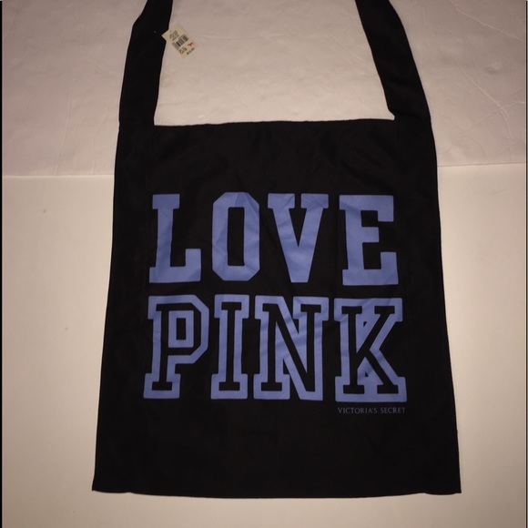 PINK Victoria's Secret Handbags - $27 NWT VS PINK Black Tote Bag